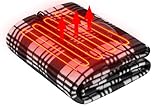 iHealthComfort Warm Travel Blanket with Intelligent Temp and 30/45/60mins Auto-Off Timer Controller...