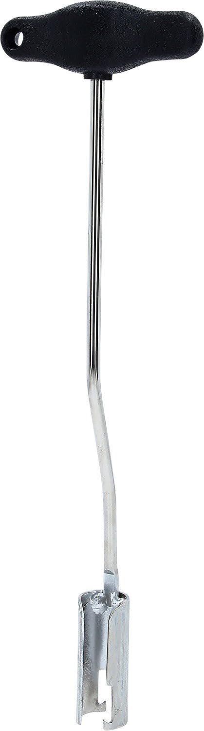 KS Tools 500.7530 Estrattore per Cappucci Candele con Impugnatura a T, Piegato, 280 mm