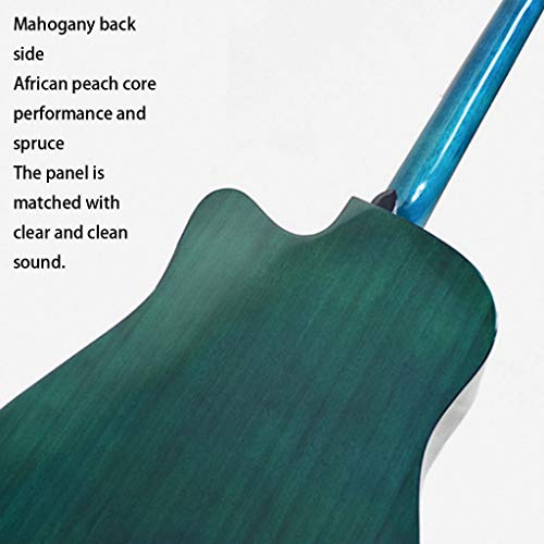 Single Board Acoustic Guitar Electric Box Beginner Guitar 41 Inch Unisex Electric Bass Guitars (Color : Blue Size… - Les Beatles, Paul McCartney, John Lennon, RIngo Starr, George Harrison Single Board Acoustic Guitar Electric Box Beginner Guitar 41 Inch Unisex Electric Bass Guitars (Color : Blue Size… – Image 7