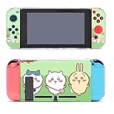 ちいかわ（森） Switch用保護カバー Switch ベース保護シェル ゲーム機筐体 Switchカバー 保護カバー Switchケース 任天堂スイッチケース ゲーム機 互換性のあ 保護ケース 収納バッグ 専用ケース 指紋防止 全面保護 薄型 衝撃吸収 全面保護 キズ防止 着脱簡単 人気 アニメギフト Switch対応