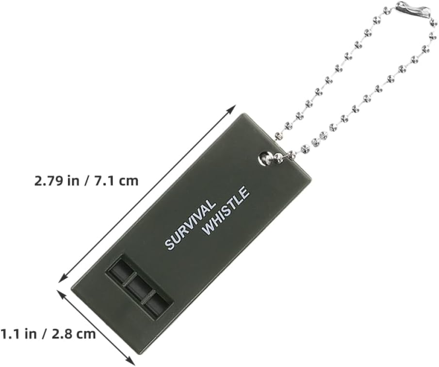 10Pcs High Decibel Emergency Whistle Survival Signal Whistles for Outdoor Activities Camping Hiking Fishing Boating and Emergency Situations