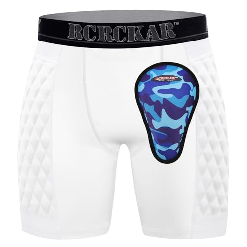 Youth Boys Baseball Sliding Shorts Protective Athletic Compression Underwear w/Cup Baseball Football Lacrosse