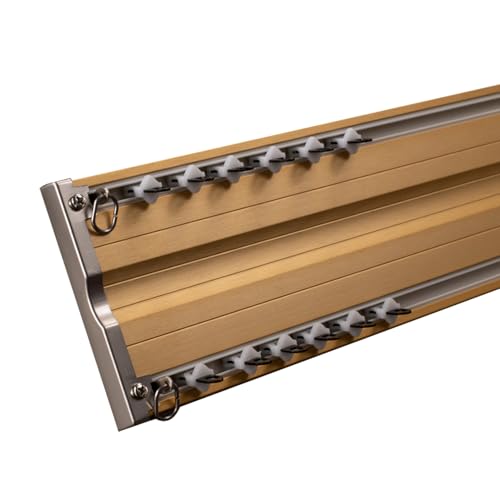 Rail rideau plafond double 2,9m robuste pour réparer une tringle qui coince ou s'affaisse