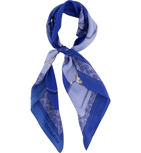 【Coach】Tabby Printed Silk Scarf シルクスカーフ◆国内発送◆ COACH Stacked Tabby Printed Silk Square Scarf - Macy's