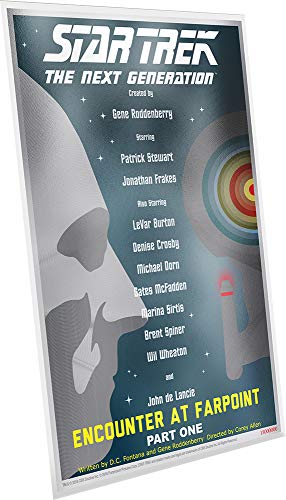 Power Coin Encounter at Fairport Star Trek Next Generation Foil Silver Note 1$ Niue 2018