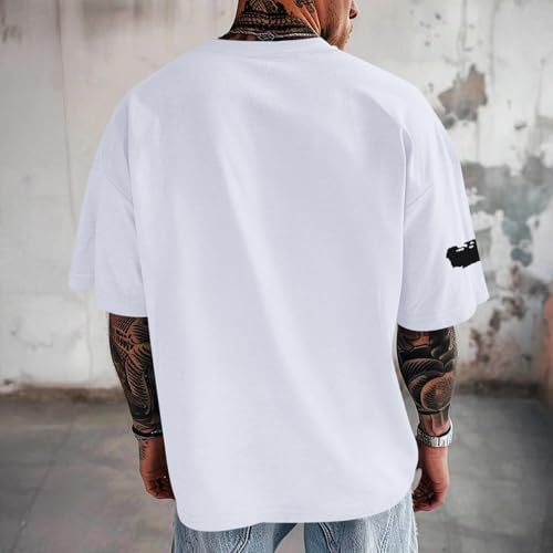 Christian Jesus Faith Shirts for Men God Religious Cross Bible Verse Inspirational Shirt Oversized Graphic Tees Tops4