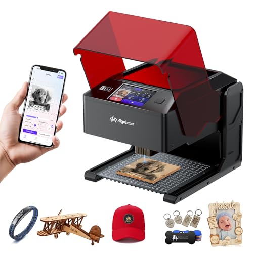 AlgoLaser 10W Portable Laser Engraver Machine: Smart Laser Engraver/Cutter with 3.5