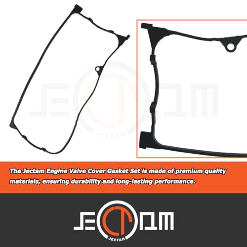 Image of Valve Cover Gasket Set Replace 12341-PLC-000 12030-PLC-000 12030-PLC-010 VS50606R Compatible with Civic 2001-2005 Engine 1.7L L4 Valve Cover Gaskets