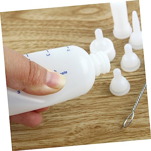 KESYOO Pet Nursing Kit with Cleaning Brush Safe Food Grade Feeding Bottle for Kittens Puppies and Small Animals for Newborn Pet Care and Easy Measurement