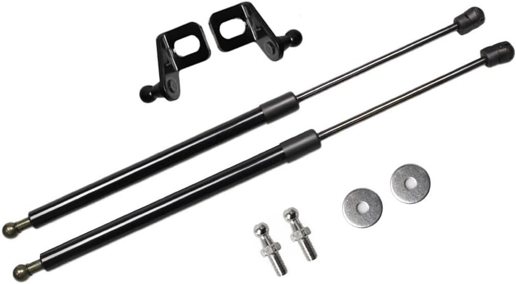 Lift Support Struts for Toyota MR2 Spyder (W30) 1999-2007 Rear Engine Lid Hood Modify Shock Absorber Damper Pistons Rod Spring (Pure Black)
