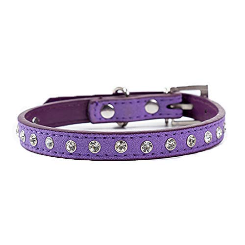 Pet Guard Rhinestone Shine Pet Collars for Kitten Cat Puppy Purple (B08N5VWGG5) Amazon Price History, Amazon Price Tracker