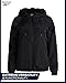 Reebok Womens Windbreaker Jacket - Water and Wind Resistant Midweight Cozy Sherpa Fleece Insulated Softshell Jacket for Women, Size Small, Black