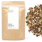 tea exclusive - Spice Delight | koffeinfreie würzige Chai Tee Mischung ohne Aromazusätze | Gewürztee lose | 125g