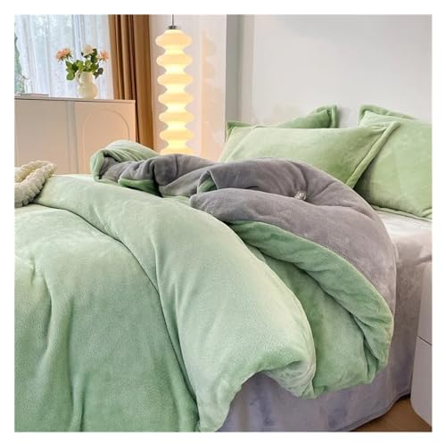 Juego de cama con funda de edredón doble y King en ropa de cama suave de invierno 4