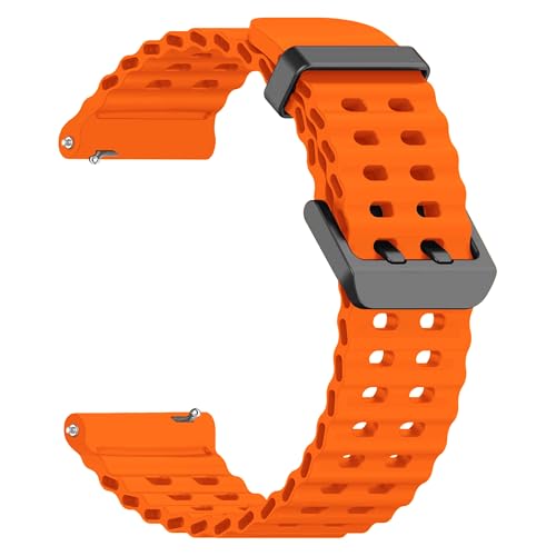 Image of ACM Watch Strap 22mm for Universal 22mm Size Replacement Strap Smartwatch | Silicone Belt Sports Classic Band