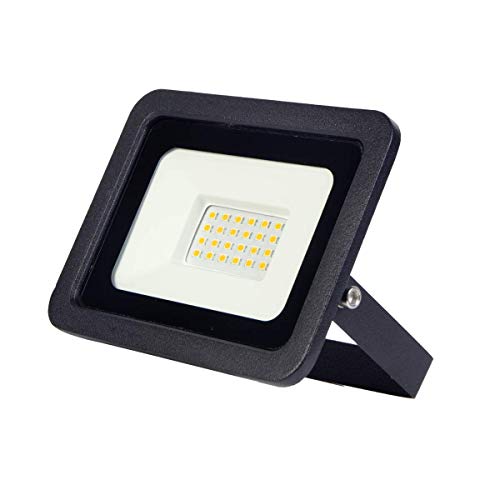 Refletor Holofote Eco SMD 50w - Branco Quente Decoração Casa Loja Jardim