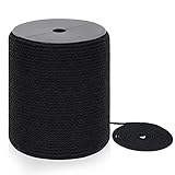 Cuerda de macramé de 5 mm x 160 m, color negro