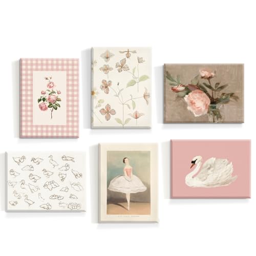 Nursery Pink Wall Art Decor Baby Girl Canvas Wall Art