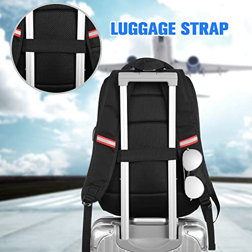 Momuvo Backpack For Men, School Backpack For Teens/Boys, Laptop Backpack Fit 17.3 Notebook, Anti Theft College Backpack Bookbags For Travel Business Work, Water Resistant #TOP5