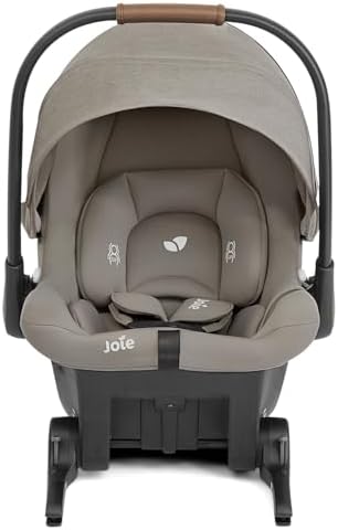 Joie Baby, Mint Latch Baseless Infant Car Seat – Lightweight, Built-in Rigid Lower Anchor Attachments and Side-Impact Protection – No Base Installation Required, Travel-Friendly Design (Dove) - 1