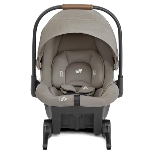 Joie Baby, Mint Latch Baseless Infant Car Seat – Lightweight, Built-in Rigid Lower Anchor Attachments and Side-Impact Protection – No Base Installation Required, Travel-Friendly Design (Dove)