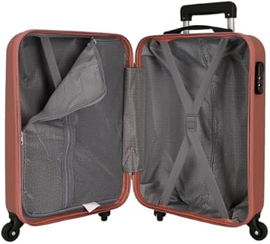 Roll Road Flex hardcase koffer van ABS, een materiaal, zijdelingse combinatiesluiting, 4 dubbele wielen, handbagage, praktische binnenruimte met één vak, Antraciet, 75 cm, Set van 3 koffers