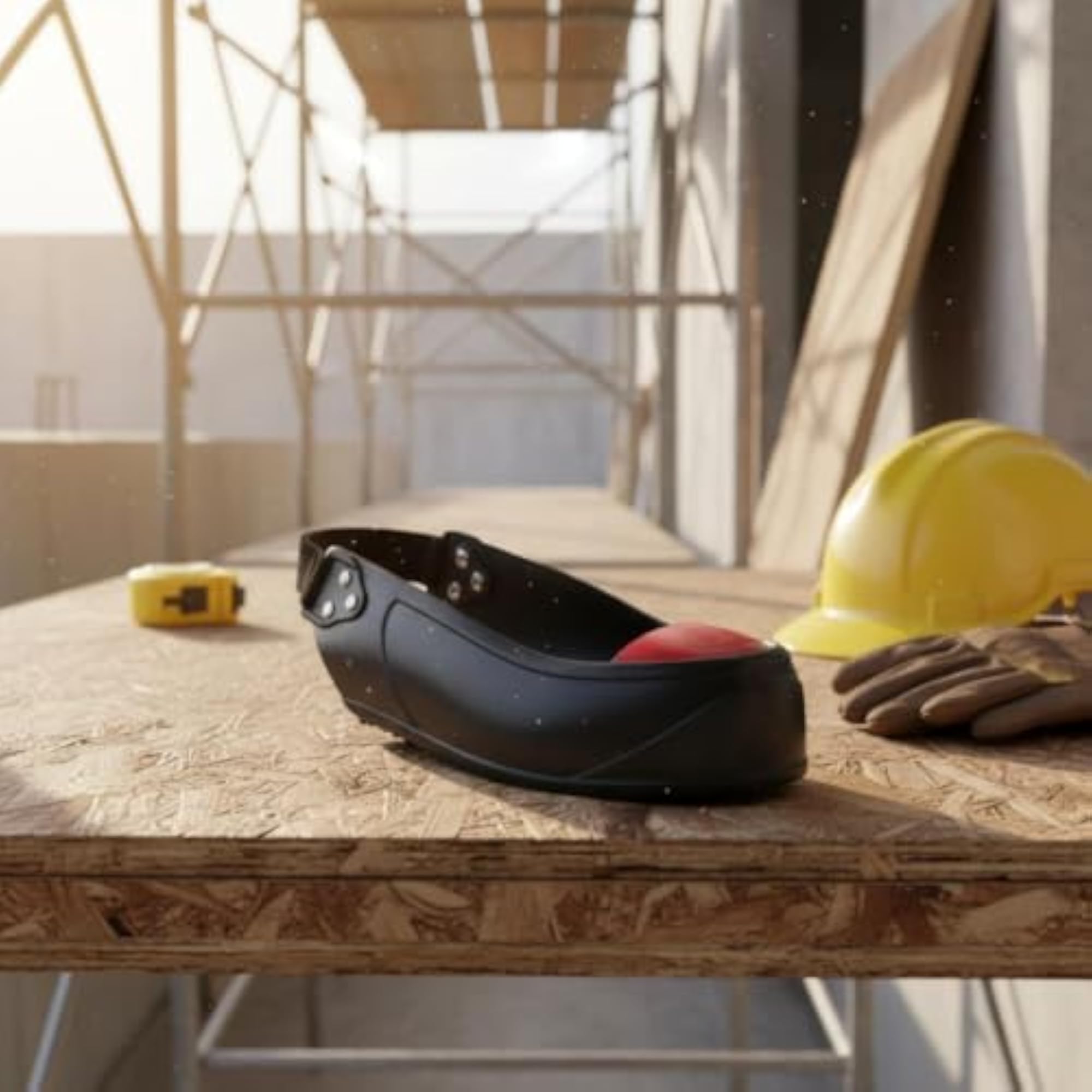 Impact-Resistant Steel Toe Shoe Cover for Worksite Visitors
