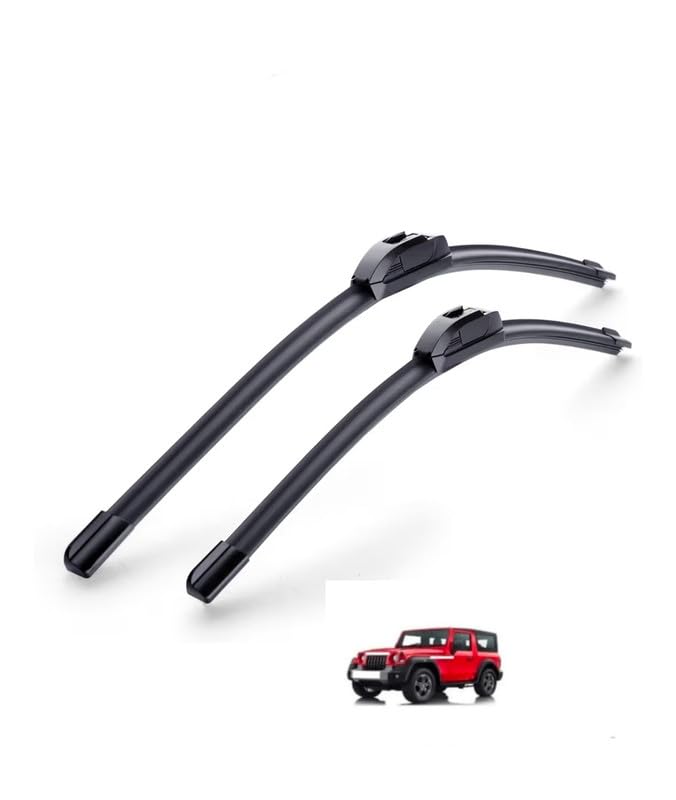Image of AWB Soft /Frameless 14 inch14 inch All-Season OE Replacement Wiper Blades Compatible with Mahindra Thar(Pack of 2)