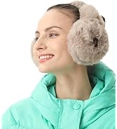 Telepepe Heated Earmuffs for Men and Women, Cordless Ear Warmers for Winter Hiking, Running,2000mAh