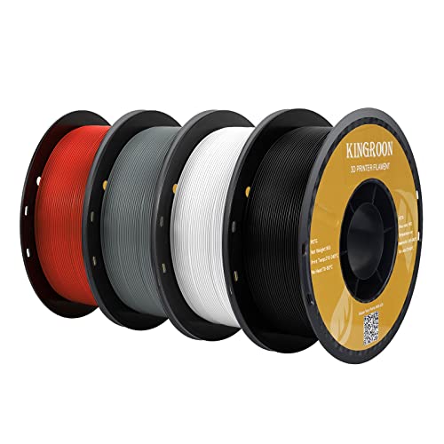 Kingroon PETG 3D Printer Filament, Dimensional Accuracy +/- 0.03 mm, 1 kg...