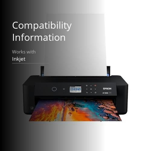 Epson Expression Photo HD XP-15000 Wireless Color Wide-Format Printer, Amazon Dash Replenishment Ready, Black, Large