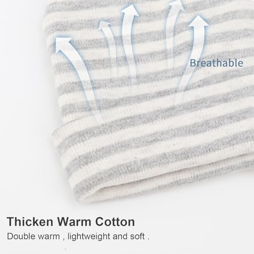 DRESHOW BQUBO 6 Pack Baby Hats for Boys Girls Unisex Baby Hat Soft Knit Cap Nursery Beanie for Newborn Infant Toddler Kid4