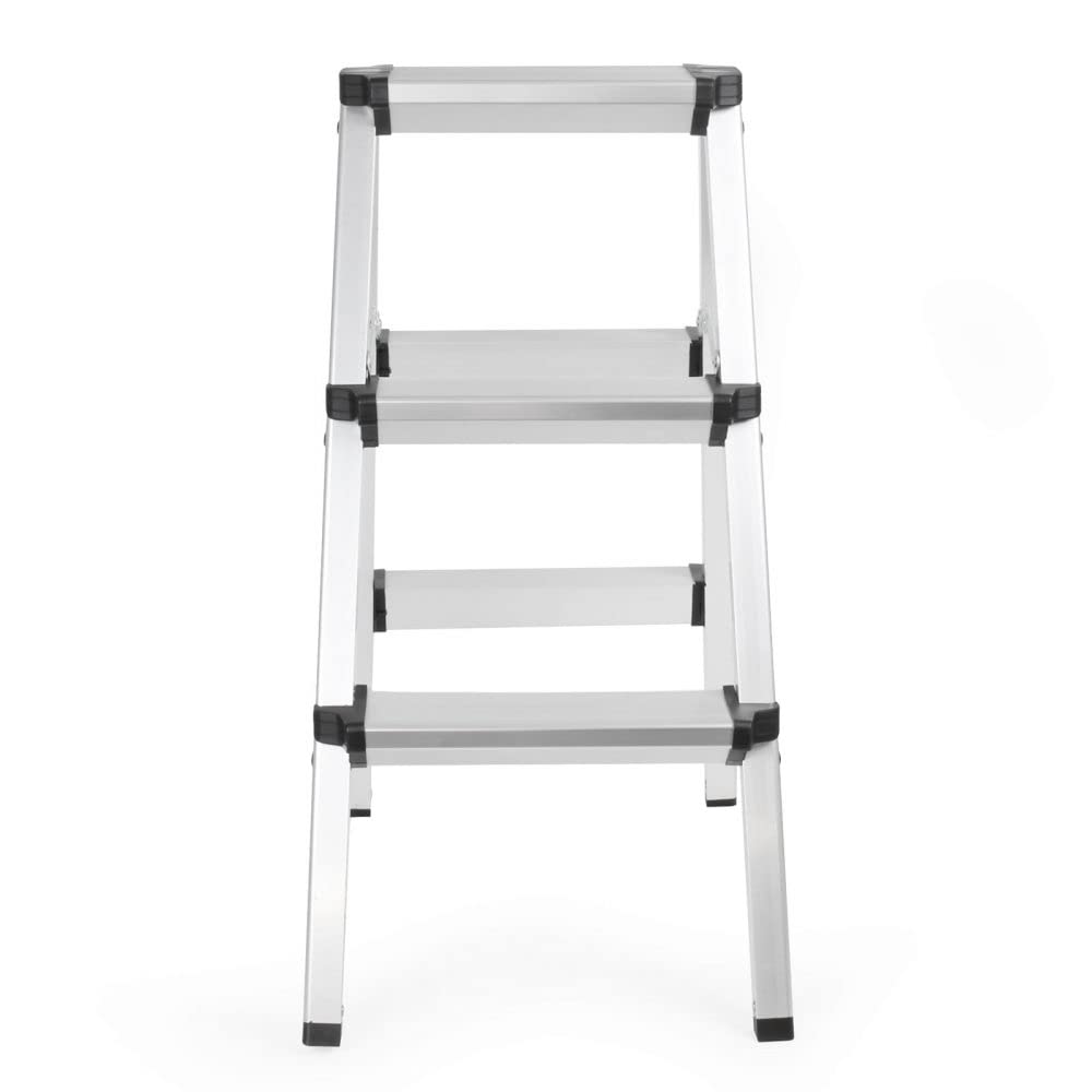 TREPPE Aluminiowa składana drabina dwustronna nożycowa 3 stopnie