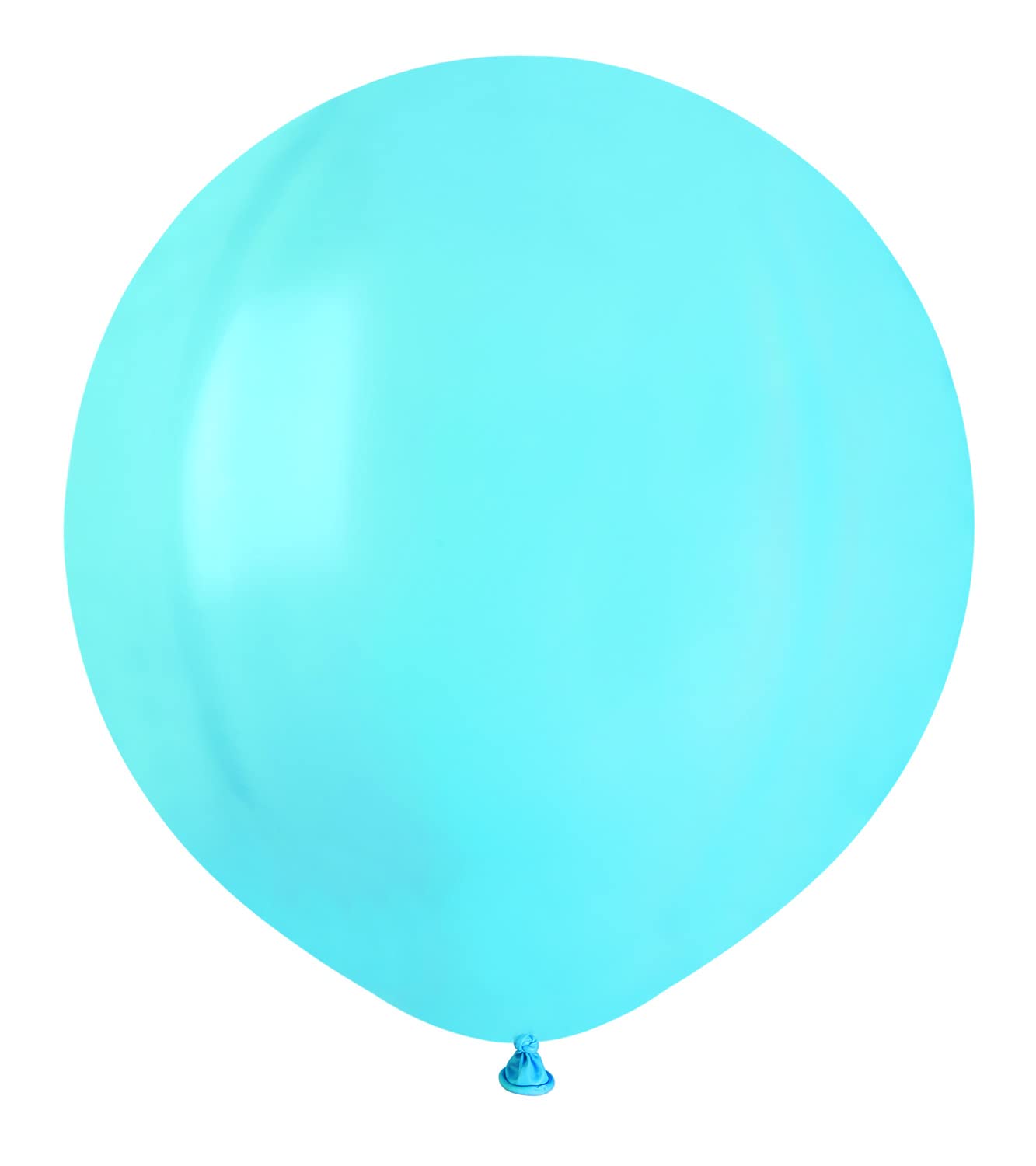 Pack 25 balloons in natural latex Premium Quality G150 (Ø 48cm / 19"), light blue — image 1