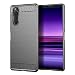 Produktbild 32nd Kohlefaser Serie - Schlanke Rüstung Stoßfeste Schutzhülle für Sony Xperia 5 (2019), schlanke und langlebige Case Cover - Grau