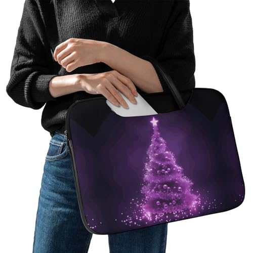 Bolso para portátil 17 pulgadas impermeable morado miniatura 2