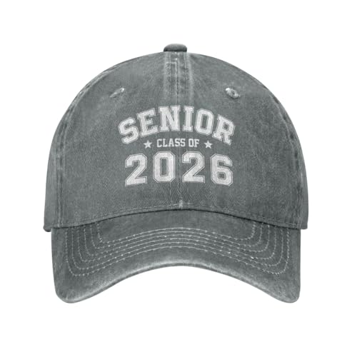 CHEYUAN Senior 2026 Graduation Cap Denim Hat for Class of 2026 Party