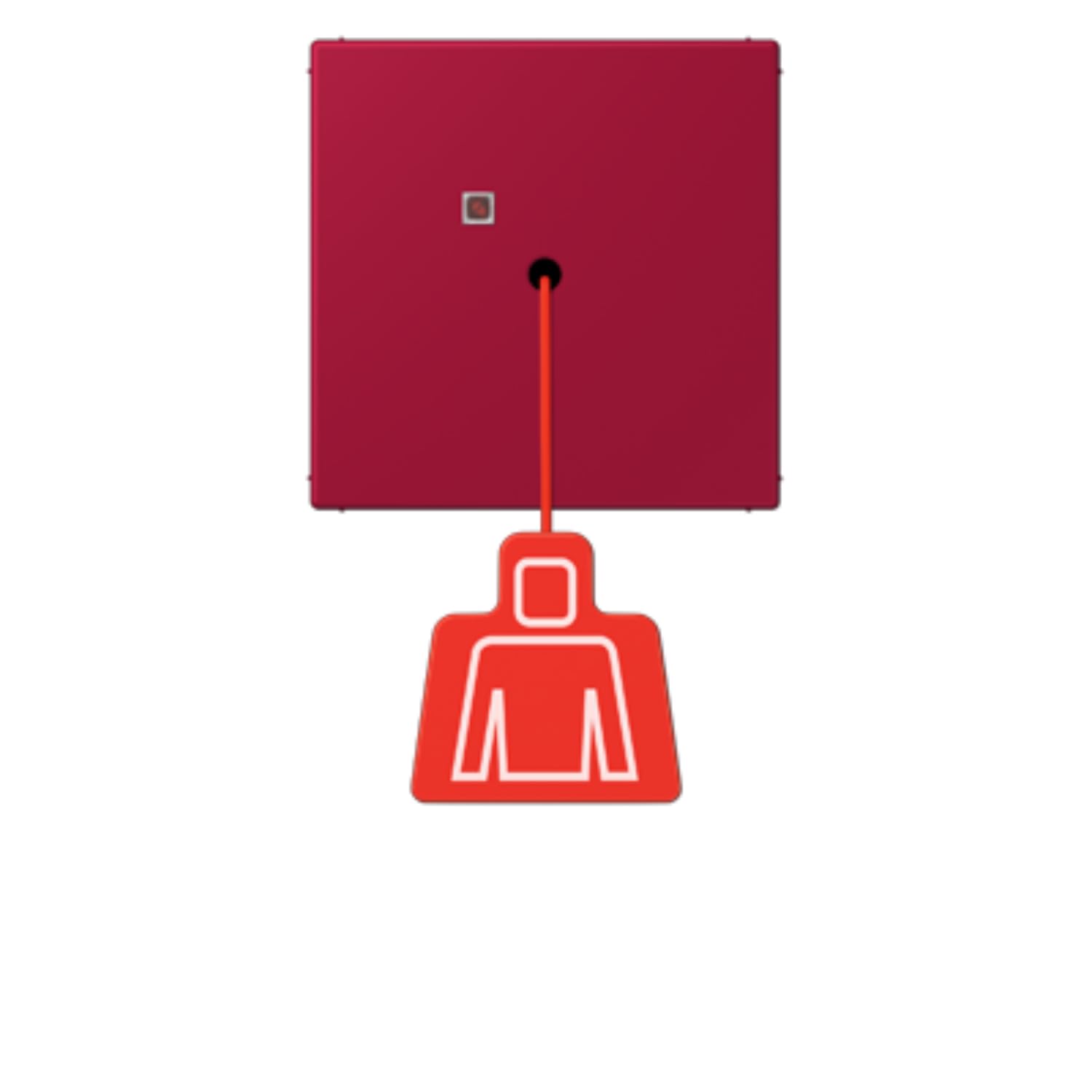 Bouton poussoir avec poignee LC32100 commande murale JUNG NRSLC0834ZT229