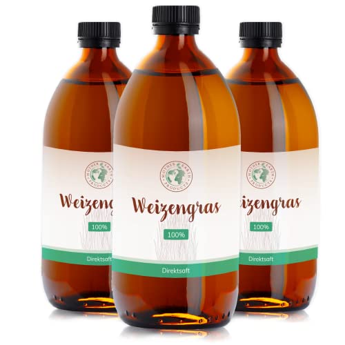 Weizengrassaft 100% Direktsaft (3 x 500ml) Cover