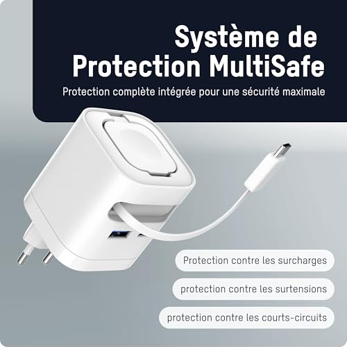 Chargeur rapide multi-appareils pour iPhone iPad MacBook et montre connectée - 5