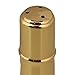 Yibuy #7 Golden Brass B-flat Soprano Saxophone Mouthpiece with Ligature Reed