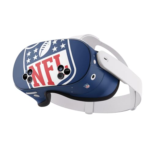 Eviter rayures Meta Quest 3S avec cet autocollant vinyle NFL bouclier protecteur
