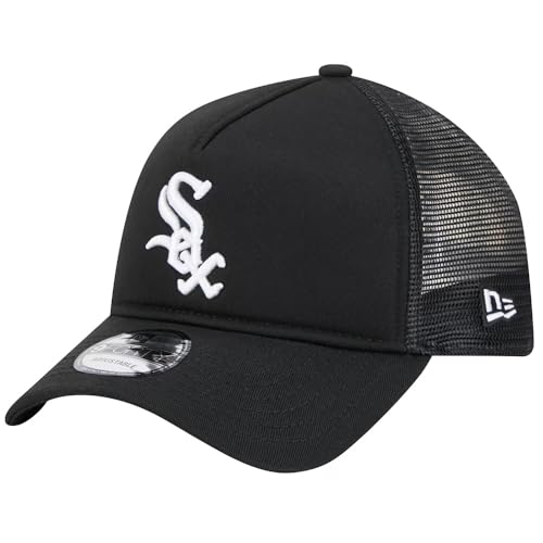 New Era MLB 9Forty Trucker Hat (US, Alpha, One Size, Black, Chicago White Sox)