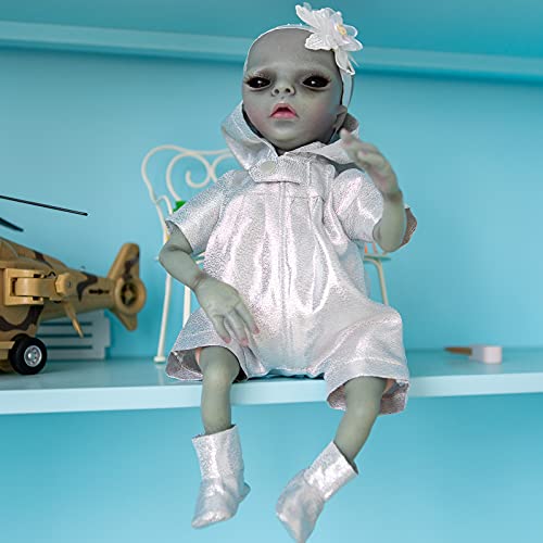 Muñeca Reborn Alien Realista de Silicona de 35 cm miniatura 3