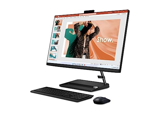 Image of Lenovo IdeaCentre 27-inch AIO 3i All-in-One Desktop, Intel 8-Core i5-13420H, 27 inch FHD IPS Touchscreen, Intel UHD Graphics, Wi-Fi, Bluetooth, 5MP Camera, HDMI, RJ-45, 32GB DDR4 1TB M.2 SSD, Win11 Home