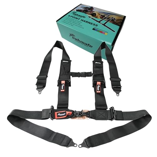 Image of 4 Point Safety Harness with Padding, Latch and Link Safety Harness