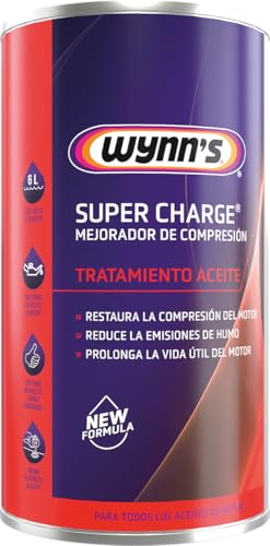 Wynn's Aditivo Aceite Motor Diésel y Gasolina – Sistema de Lubricación Mejorador de Compresión – Reduce el Consumo de Aceite y Las Emisiones – Ideal para Motores con más de 60.000 km – 325 ml