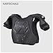 O'NEAL Unisex-Child Pee Wee Chest Protector (Black, XS/SM