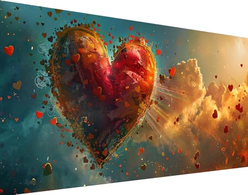 Diamond Painting Adulte Amour 5D kit complet de broderie diamant pour décoration murale 60x120cm