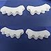 Toe separators and straighteners by APASIN, Bunion Pain Relief, Foot Spacers and Correctors use for Sports Activities, Yoga Practice & Running (2 Pairs - White)